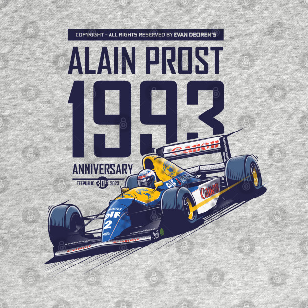 Alain Prost - 1993 | 30th Anniversary by EvanDeCiren